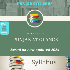 Punjab at Glance- Printed Book-with COD Facility